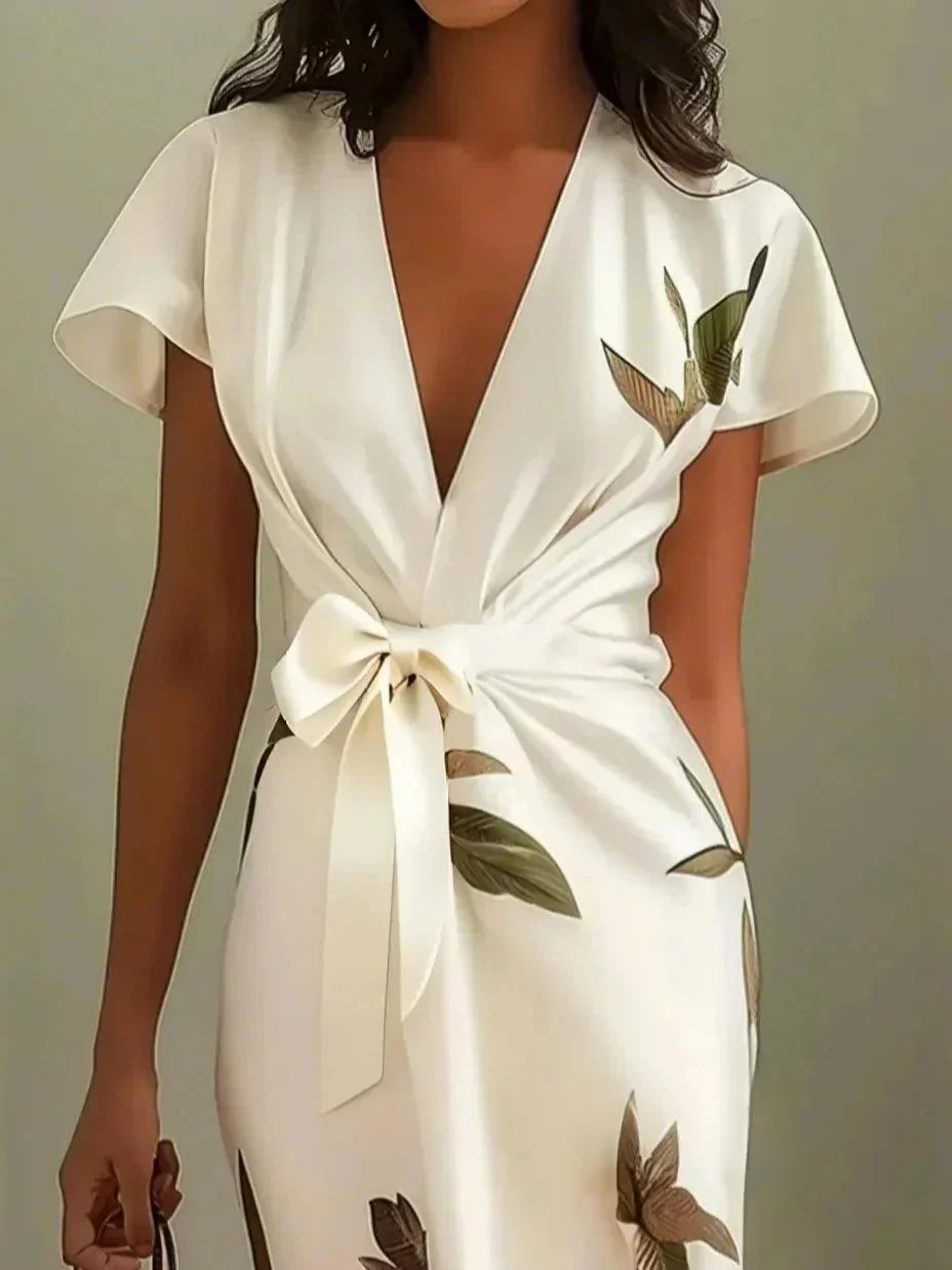 Seraphina | Robe Portefeuille Élégante Fluide