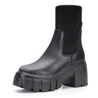 AVA™ - Women Chelsea Ankle Boots Chunky Slip On Booties