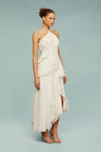 LIYANA | Spiral Ruffle Dress