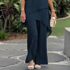 Herlene™ | Chic Asymmetric Top & Trouser Set