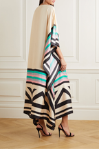 Xyrelvyn – Elegant Colorblock Maxi Dress