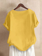 Claire | Relaxed Button Detail Blouse