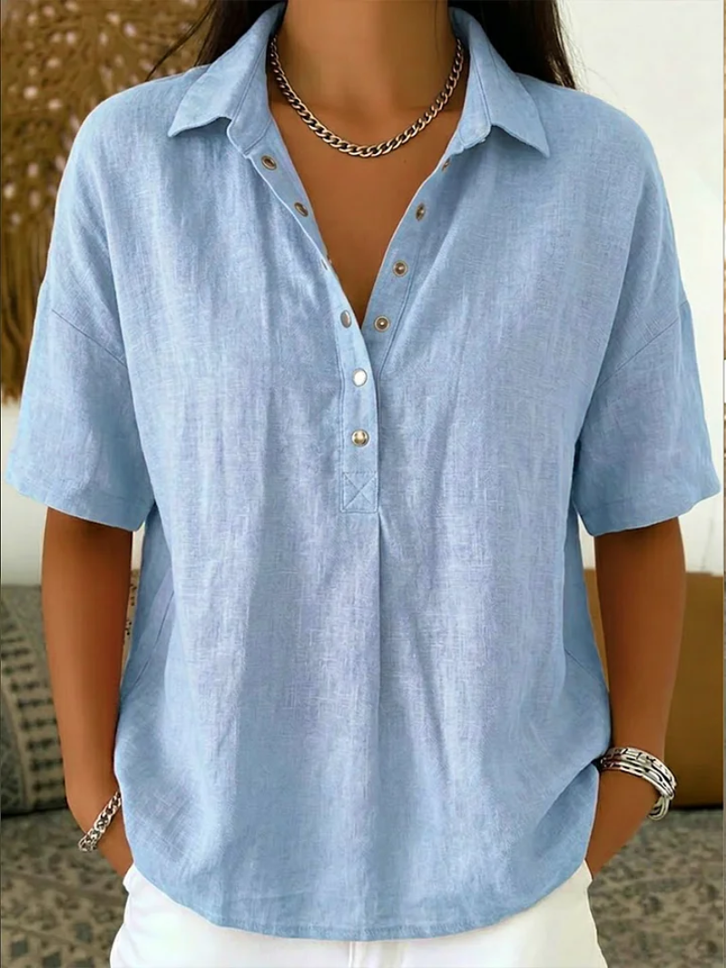 Juliet | Blouse with Collar and Button