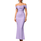 PRIMROSE™ – Stylish One-Shoulder Corset Mesh Dress