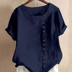 Claire | Relaxed Button Detail Blouse