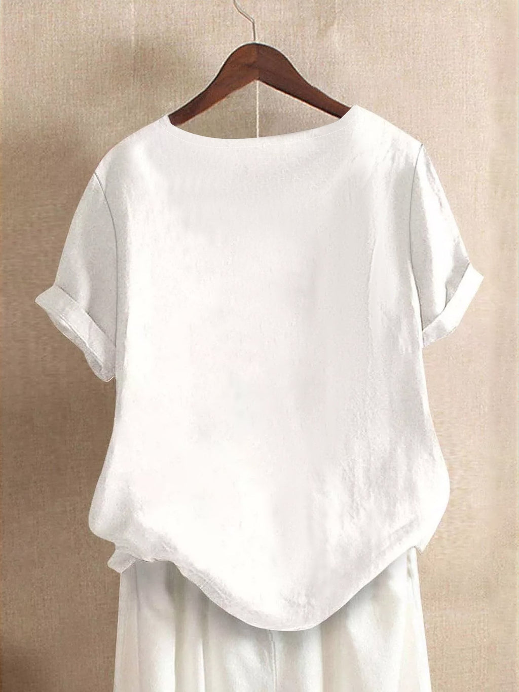 Claire | Relaxed Button Detail Blouse