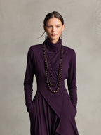 Natalie | Elegant Draped Dress