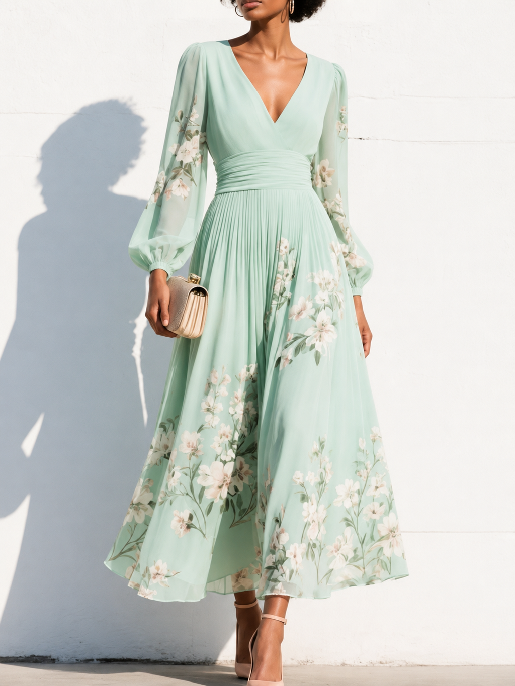 Tamsin | Feminine Flowing Maxi Dress