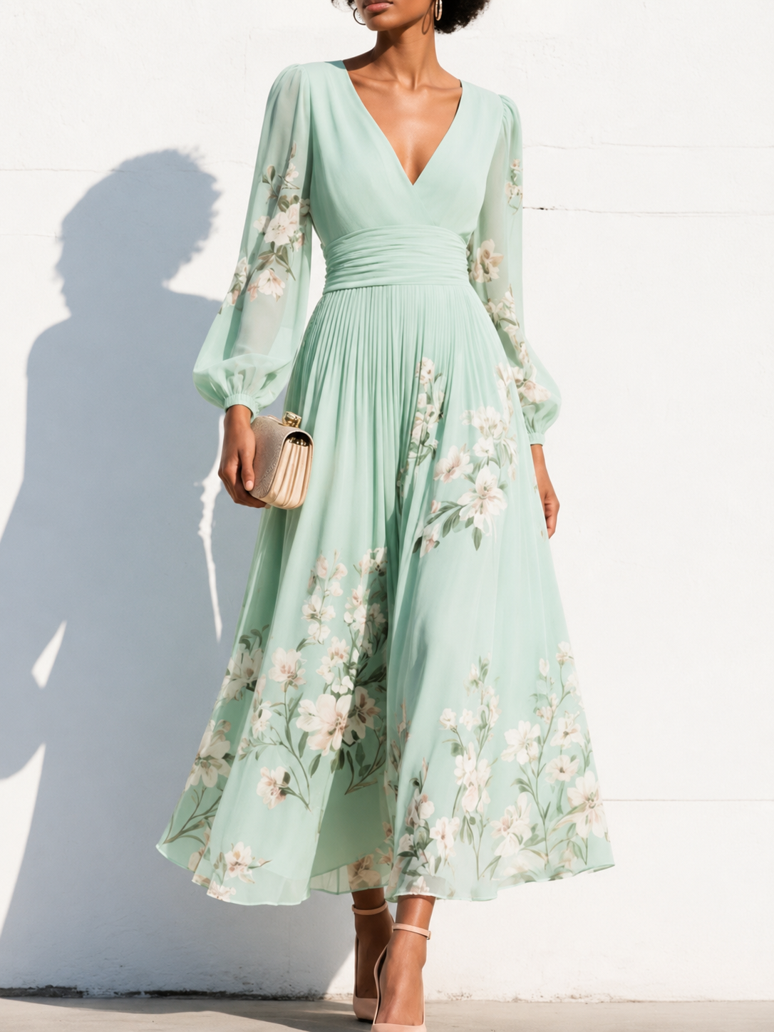Tamsin | Feminine Flowing Maxi Dress
