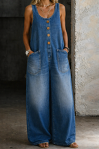 Saylor | Vintage Washed Denim Overalls
