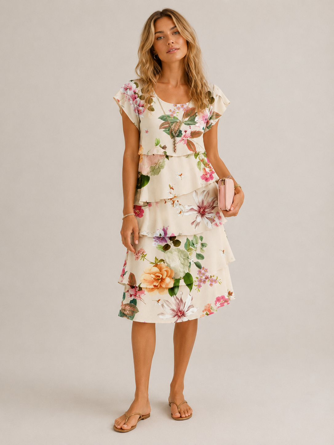 Dorothea | Vestido Elegante Y Vaporoso CON Volantes