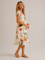 Dorothea | Vestido Elegante Y Vaporoso CON Volantes