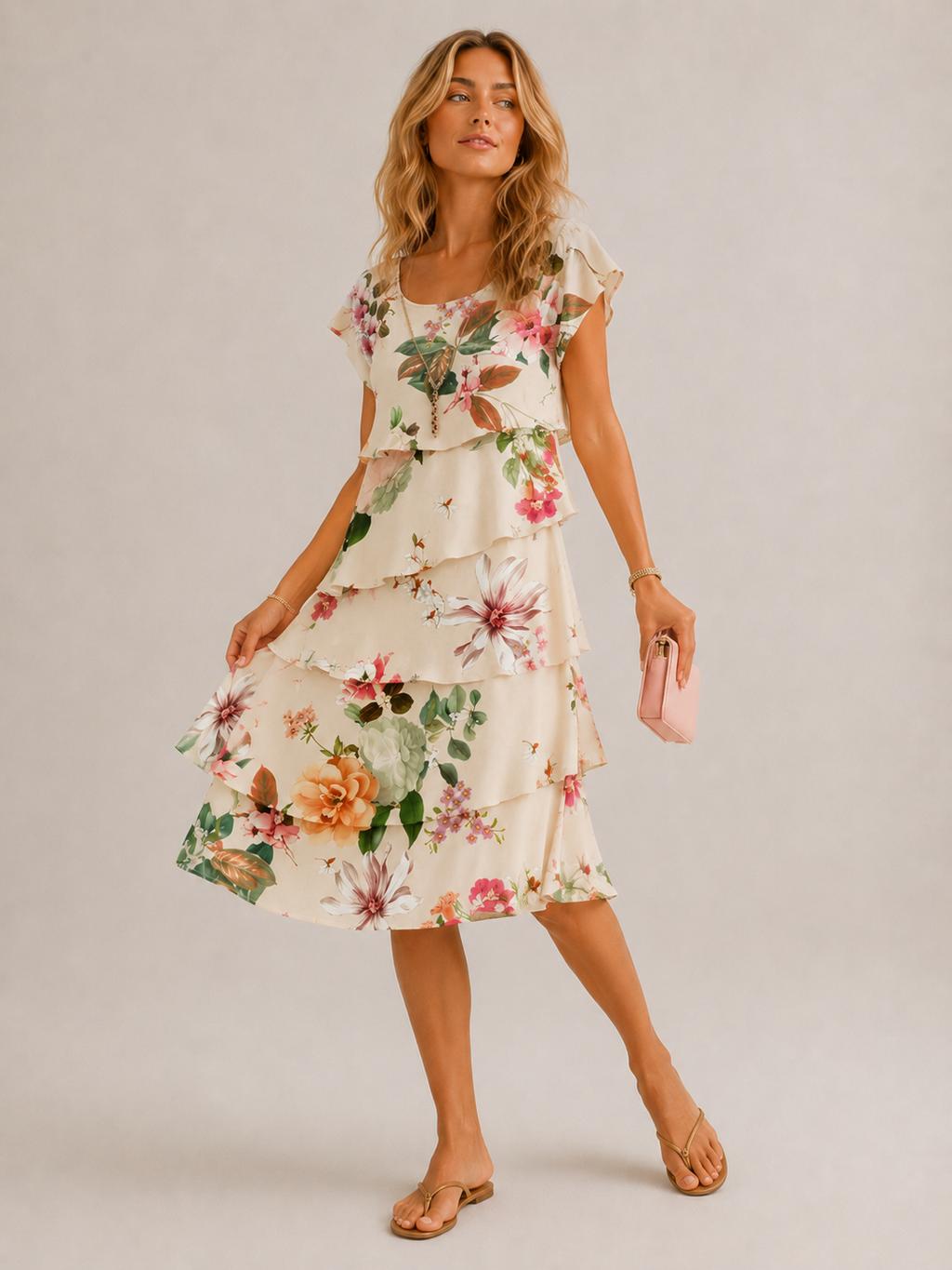 Dorothea | Vestido Elegante Y Vaporoso CON Volantes