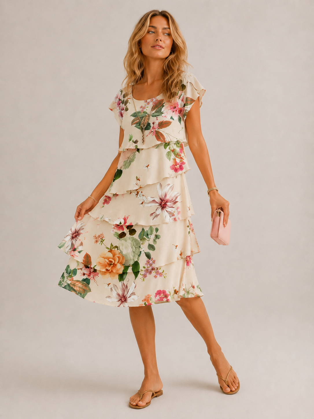Dorothea | Vestido Elegante Y Vaporoso CON Volantes
