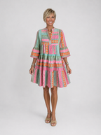 Lucy | Patterned Flowing Midi Dress