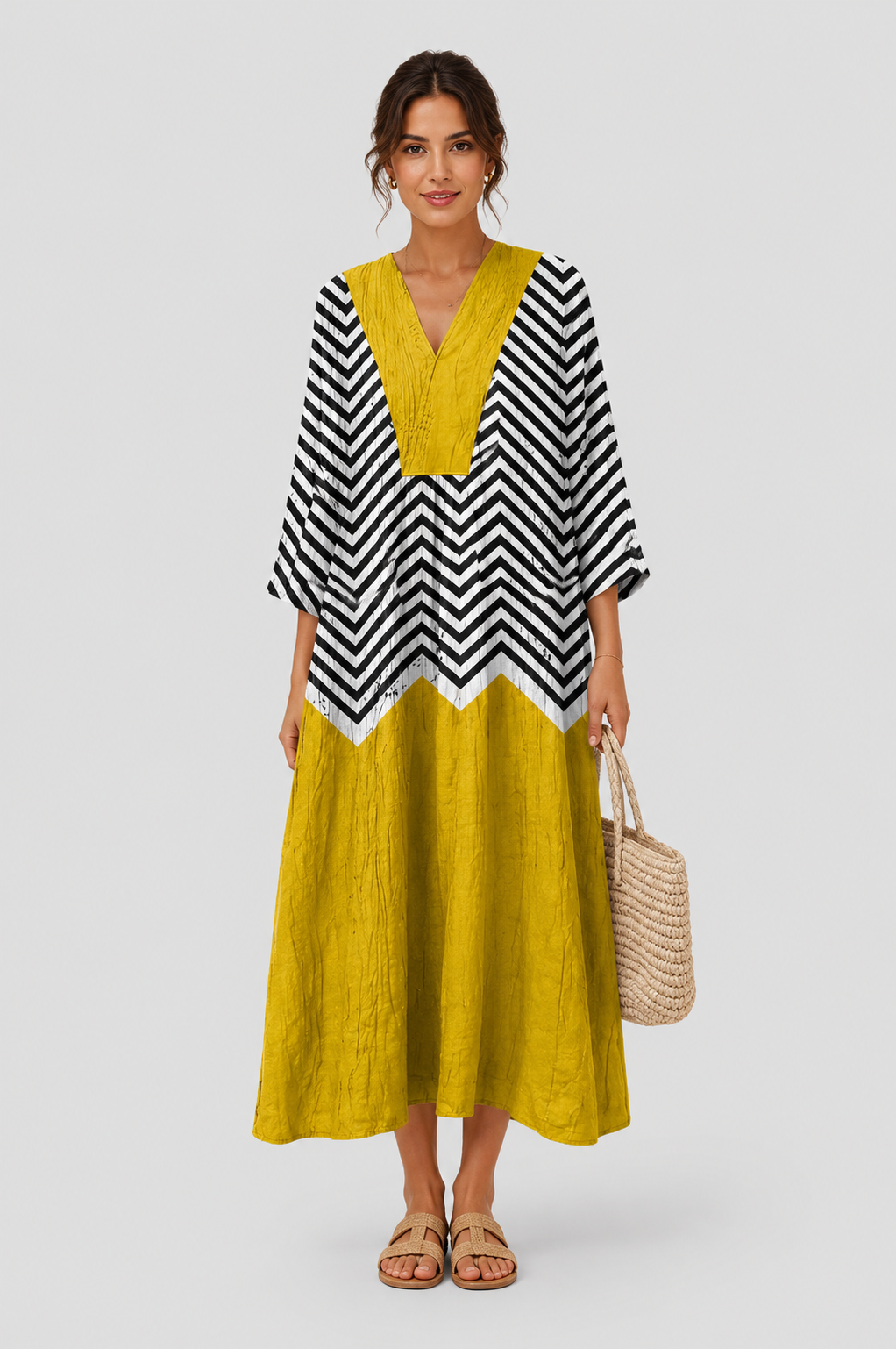 Juliana - Elegant Geometric Dress