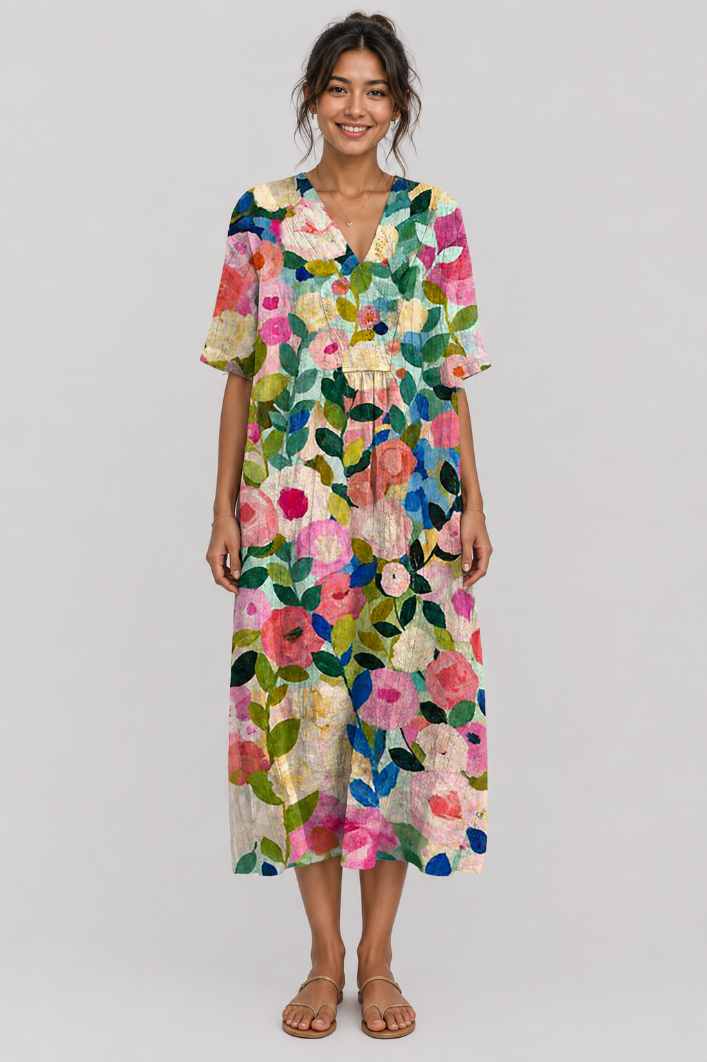 Bente - Vintage Flower Dress