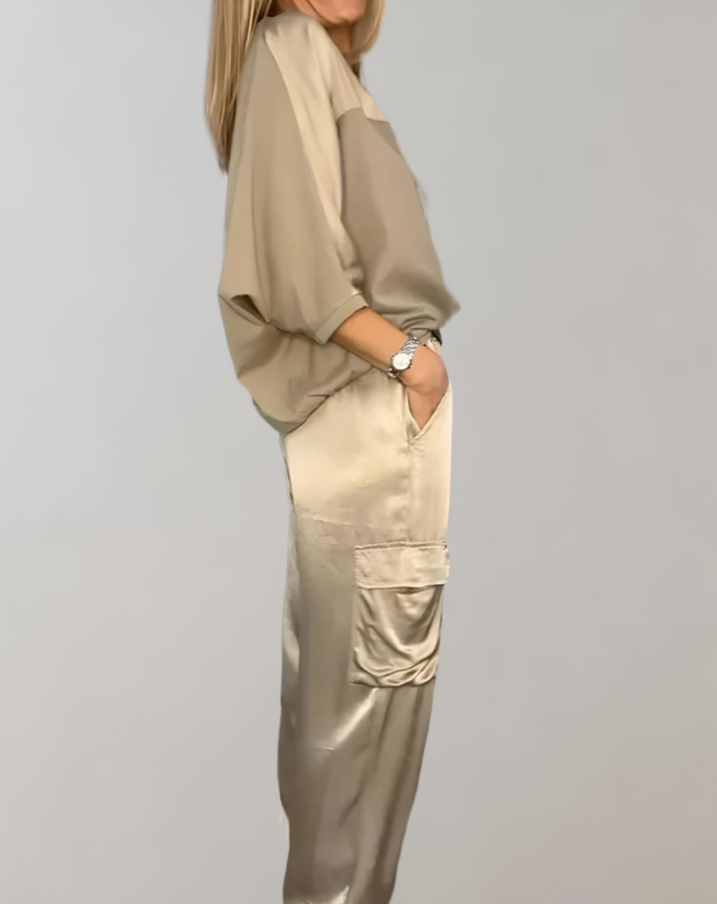 Finley - Silky Soft Cargo Lounge Set
