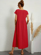 Ursina™ | Fluid Midi Dress-
