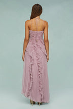 LIYANA | Spiral Ruffle Dress