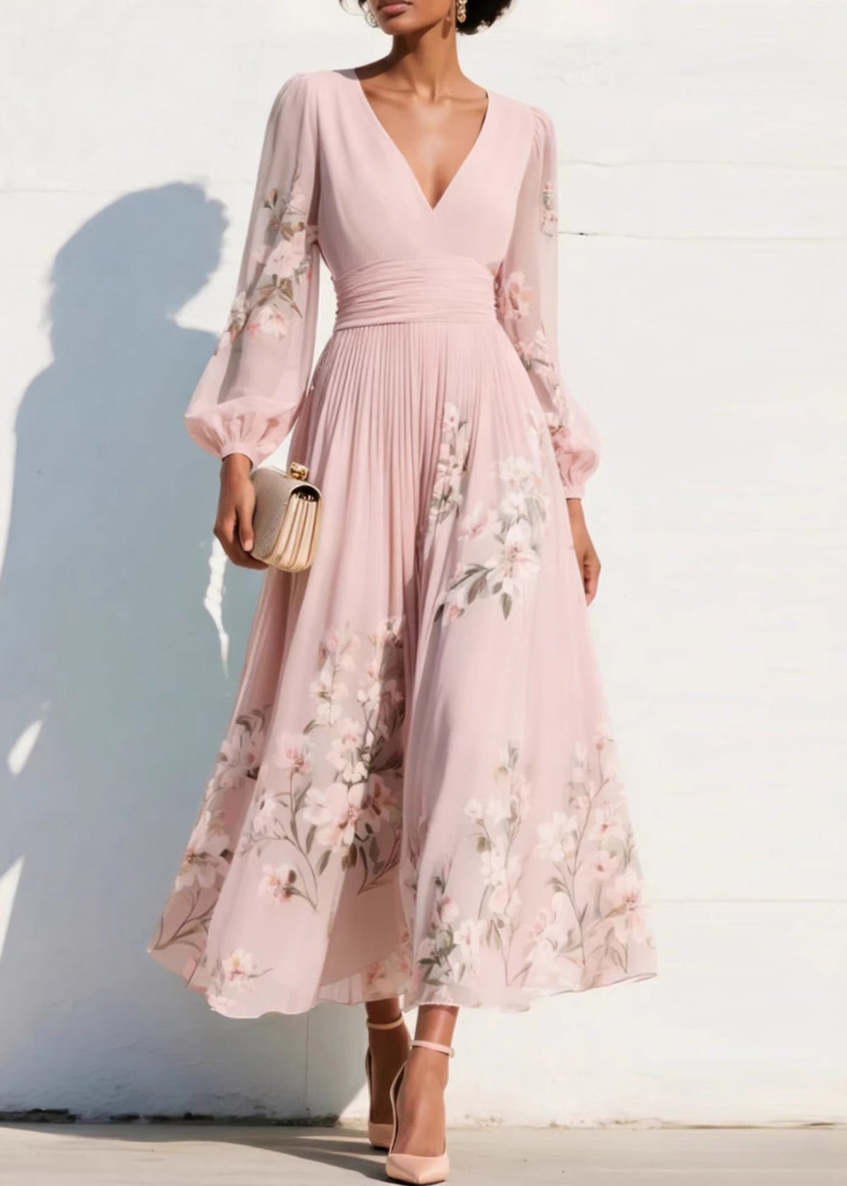 Tamsin | Feminine Flowing Maxi Dress