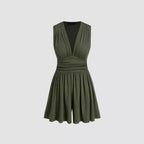 PARIS™ - Chic V-Neck Sleeveless Overall Romper