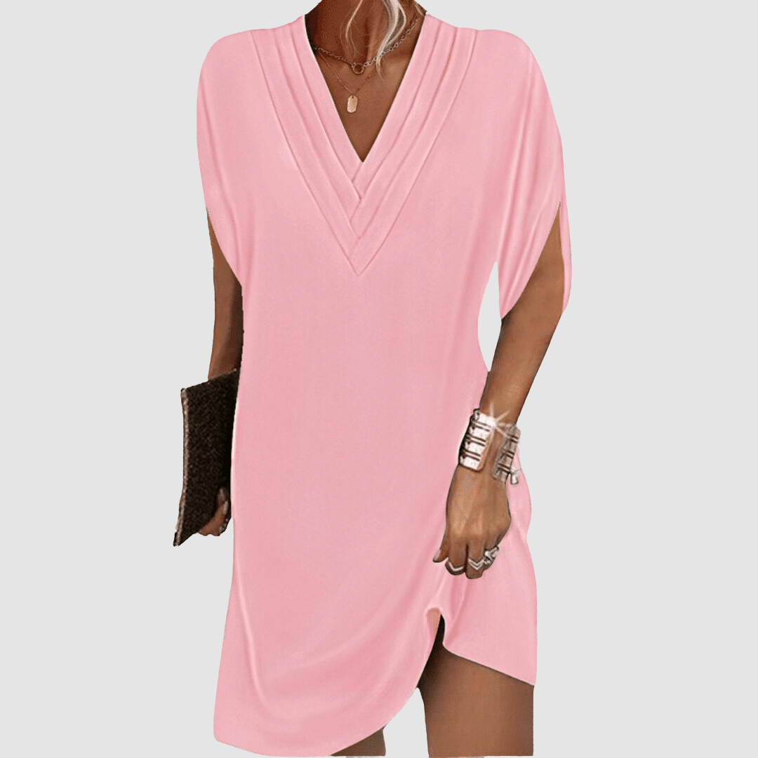Alysa | Elegant Dress with Half Sleeves