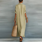 Anastasia™ | Long Button-Up Shirt Dress