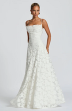 Delphine | Elegantes Spitzen Maxi Kleid