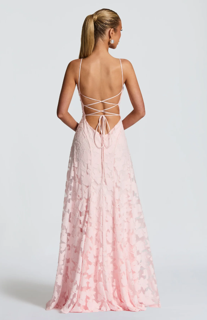Delphine | Elegantes Spitzen Maxi Kleid