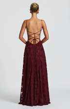 Delphine | Elegantes Spitzen Maxi Kleid