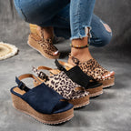 Sadie | Cork Wedge Sandals