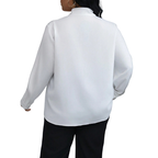 JANELA™ – Sophisticated Long Sleeve High Neck Blouse