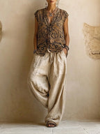 Pippa | 3-Piece Set™ - Premium Cotton and Linen Blend