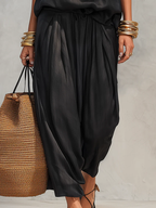 Serena Halter Neck Top and Pleated Trousers Set