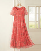María | Loose & Light Floral Midi Dress
