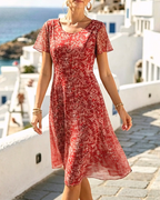 Ana | Loose & Light Floral Midi Dress