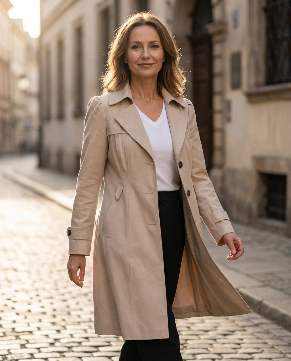 Romilly | Elegant Vintage Summer Coat