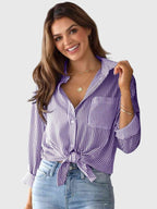 Ariana | Collared Neck Shirt