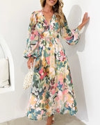 Corrine – Chic Floral Dress with Flowing Fit