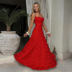 Delphine | Elegantes Spitzen Maxi Kleid