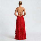 Delphine | Elegantes Spitzen Maxi Kleid