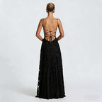 Delphine | Elegantes Spitzen Maxi Kleid