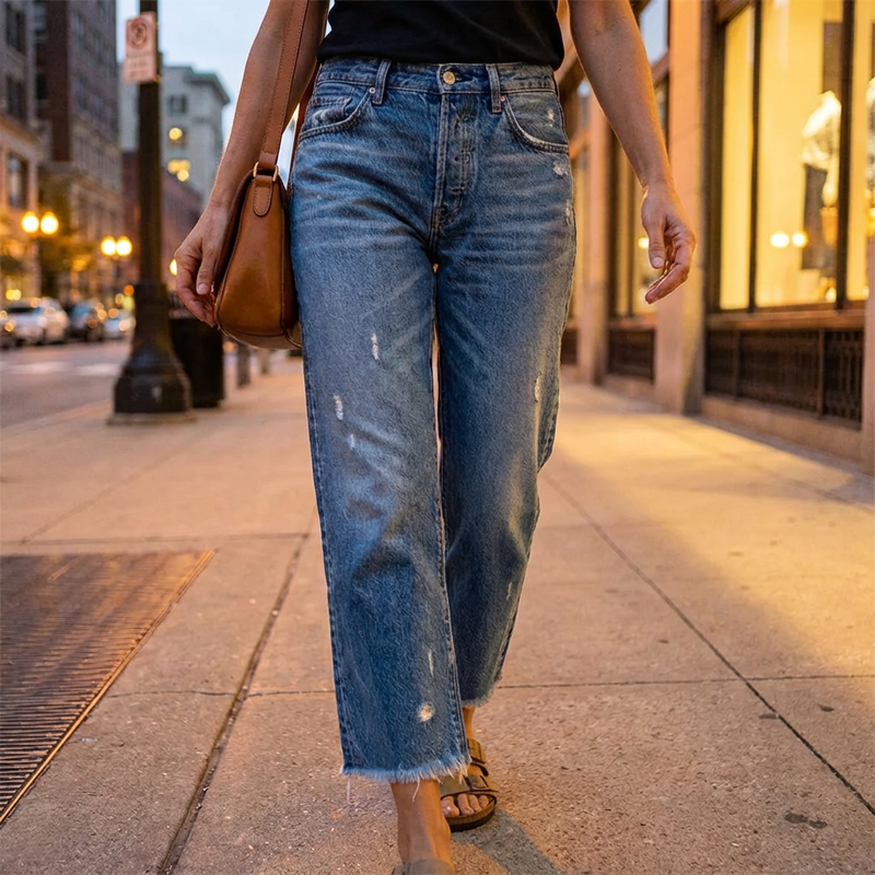 Sienna | Retro Cropped Straight