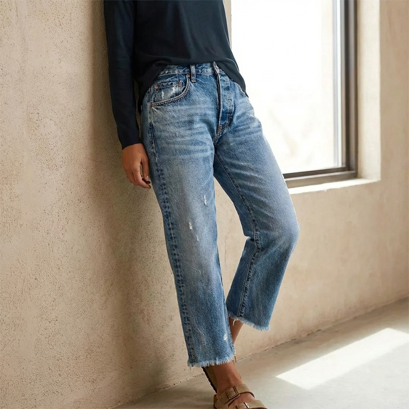 Sienna | Retro Cropped Straight