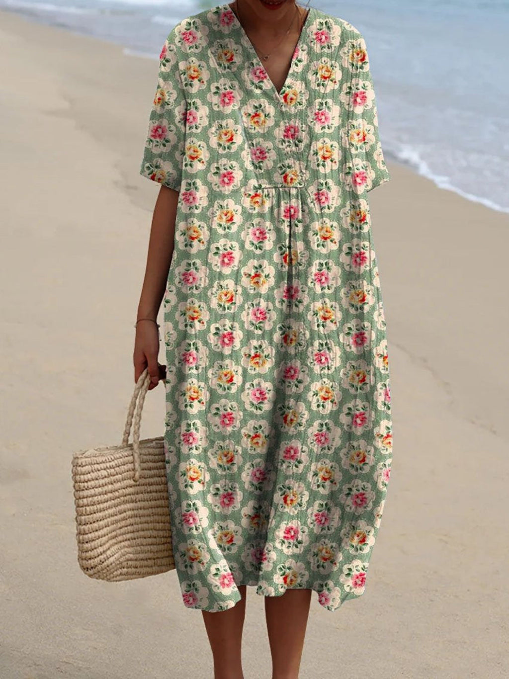 Femke | Vintage Floral Dress